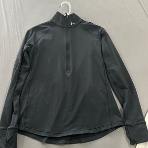 Black under armour cold gear 1/2 zip medium